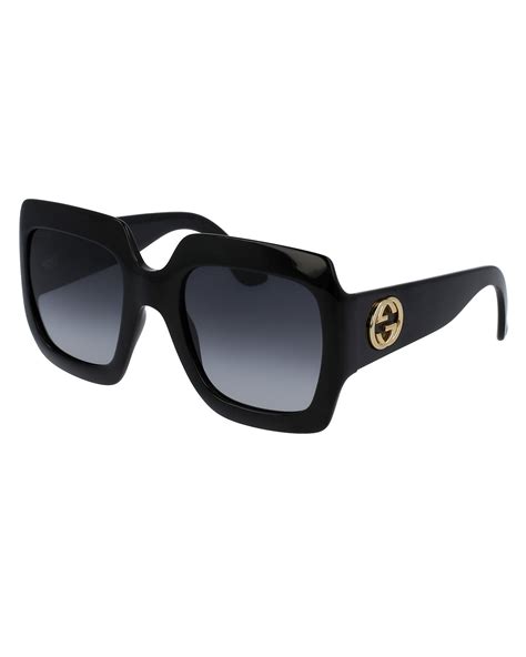 gucci gg oversized square-frame gold-tone sunglasses|Gucci oversized sunglasses 2020.